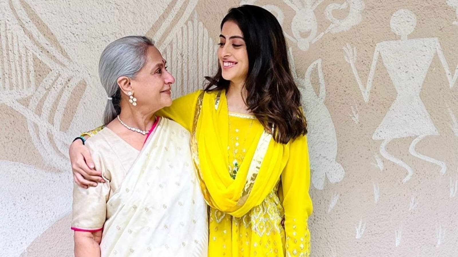 Jaya Bachchan and her grand daughter Navya