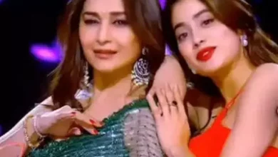 Madhuri Dixit and Janhvi Kapoor