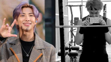 BTS' RM gym workout