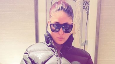 Kareena Kapoor teaches to pose and pout in all black