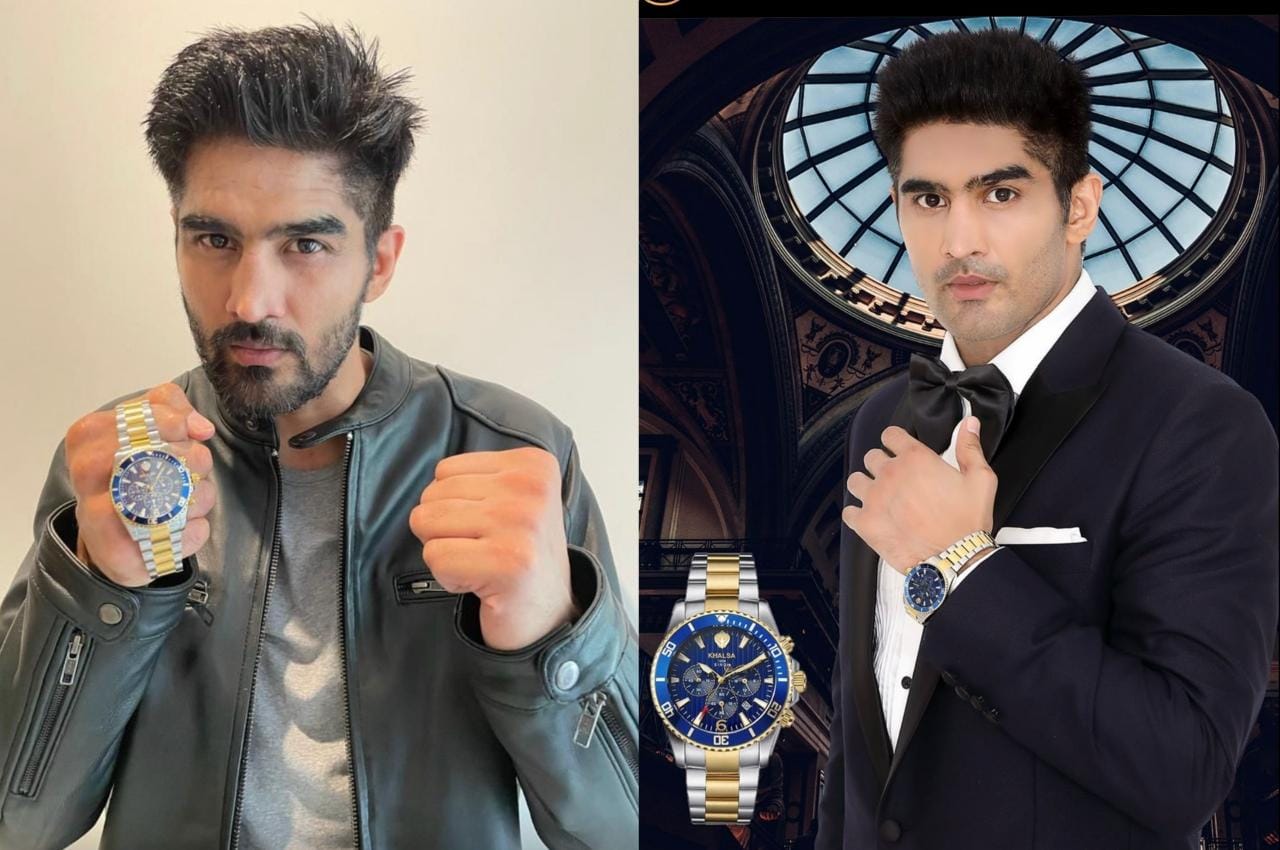 Vijender Singh wearing SINGH Collection : Khalsa 1699