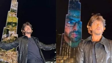 Shah Rukh Khan Pathaan trailer at Burj khalifa