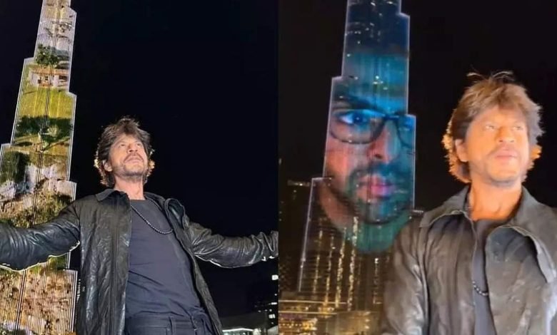 Shah Rukh Khan Pathaan trailer at Burj khalifa