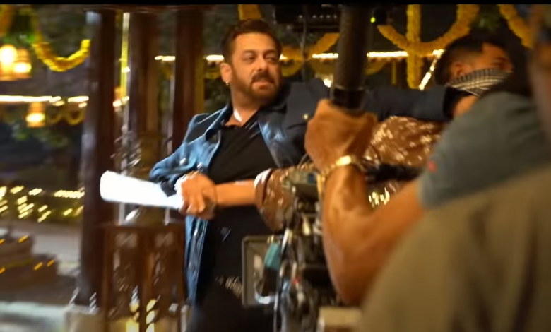 Salman Khan BTS from 'Kisi Ka Bhai Kisi Ki Jaan