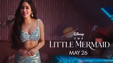Janhvi Kapoor in promotion campagin for The Little Mermaid