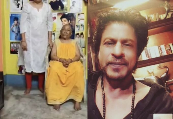 SRK meets his fan via video call