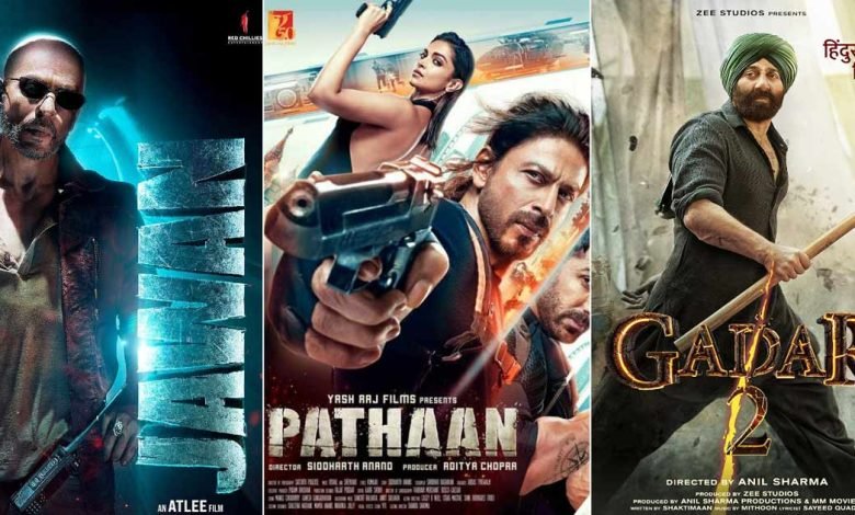 jawan vs pathaan gadar 2 box office