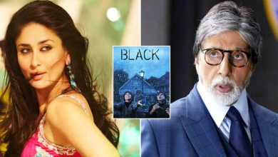 Big B and Kareena in Black