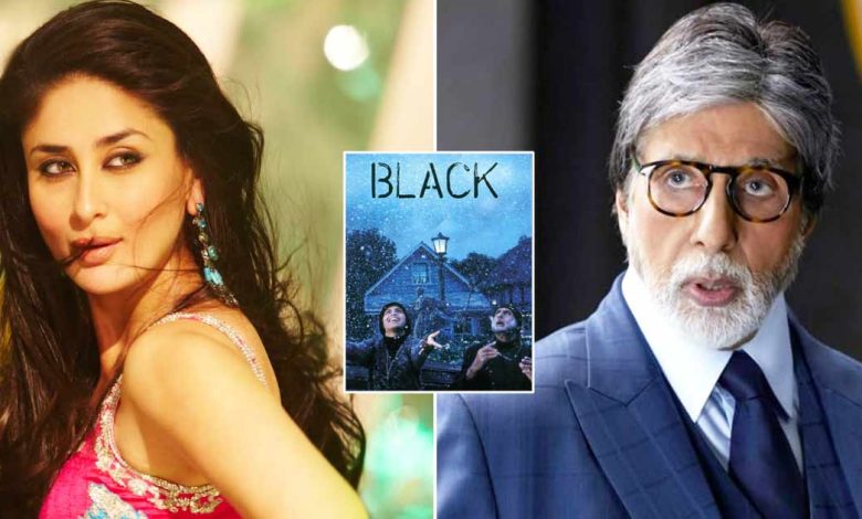 Big B and Kareena in Black