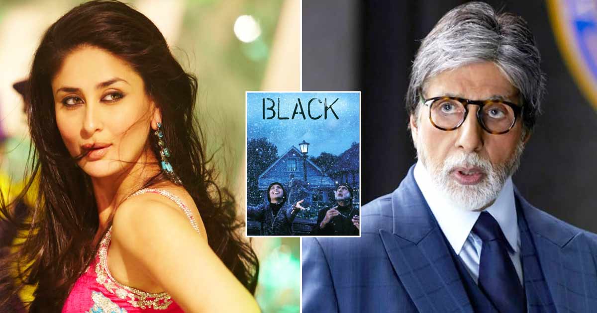 Big B and Kareena in Black