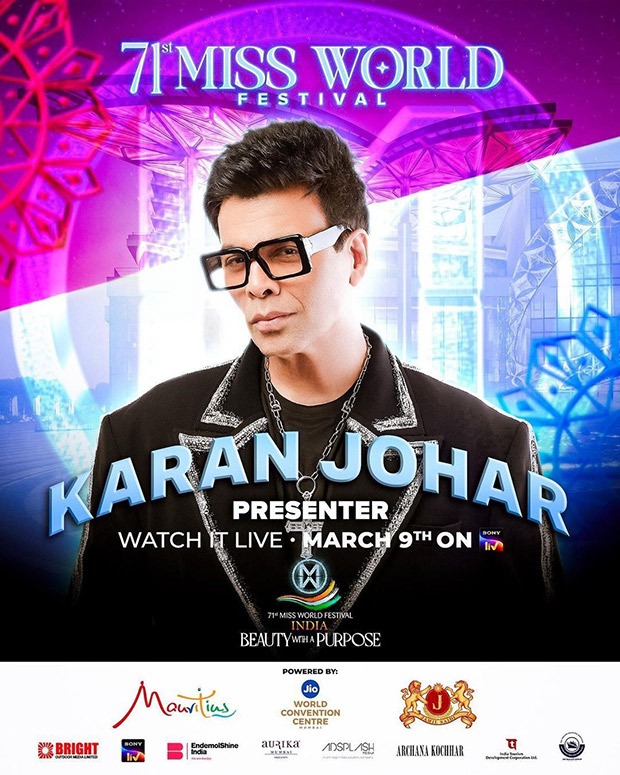 Karan Johar 71 Miss World Festival