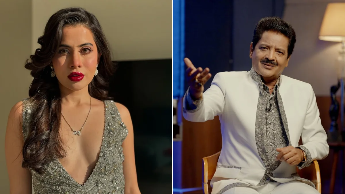 Urfi on Udit Narayan