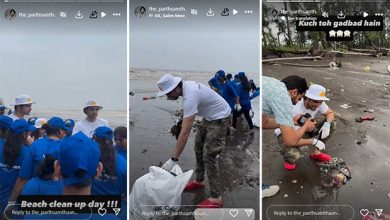 Parth Samthaan Participates in Beach Clean-Up Drive 3 Parth Samthaan clean up drive