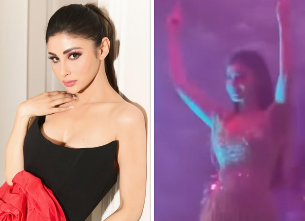 Mouni Roy walks off stage
